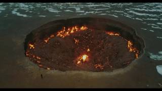 Door to Hell Gate of Hell ｜Turkmenistan gas crater 4k drone [upl. by Tarrant]