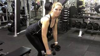 Proper Form For A Bent Over Row [upl. by Ardnos]