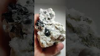 Pegmatite with Tourmaline Fluorapatite Quartz etc Oxford County Maine [upl. by Catha]