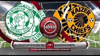 Absa Premiership 201819  Bloemfontein Celtic vs Kaizer Chiefs [upl. by Shannah]