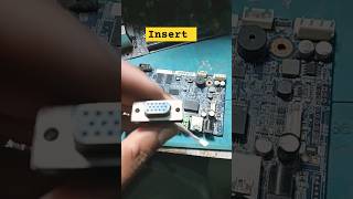 How to Insert External VGA Port in Mother Bord  VGA Output Display Port Not Workingmacnitesh2024 [upl. by Amian381]