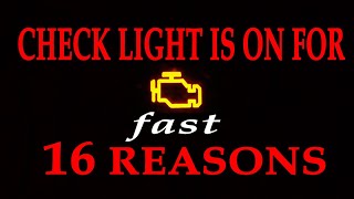 Check light is on for 16 reasons [upl. by Aserat]