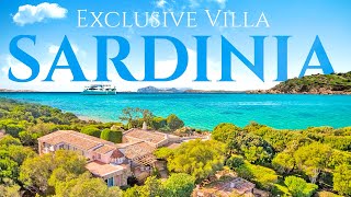 EXCLUSIVE Seaside Villa with Private BEACH ACCESS For Sale in Costa Smeralda  Lionard [upl. by Almund538]