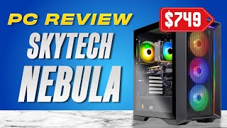 Best Prebuilt Gaming PC Under 800 SkyTech Nebula Review [upl. by Irol]