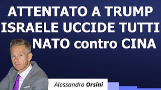 Attentato a Trump Israele uccide tutti Nato contro Cina [upl. by Gundry871]