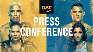 UFC 269 Prefight Press Conference [upl. by Ordnael]