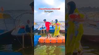 Vibes of sangam prayagraj sangam shorts youtube song [upl. by Meara]