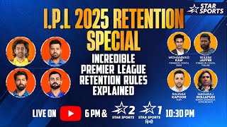 IPL Retention Special Experts discuss the retention rules amp analyse franchises’ strategy for 2025 [upl. by Adnuahs]