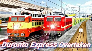 Patna  Shalimar AC DURONTO Express  OVERTAKEN By Howrah RAJDHANI  At Fatwa Jn [upl. by Nanah]