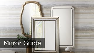 How to Buy a Wall Mirror and Mirror Hanging Brackets Buying Guide  Lamps Plus [upl. by Merrill127]