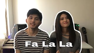 Justin bieber  Fa la la Ft Boyz ll Men Cover by Aiana and Miko [upl. by Ardnajela268]