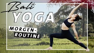 Yoga Morgenroutine Vinyasa Flow  Fit amp Wach den Tag beginnen  Mittelstufe [upl. by Akcimat]