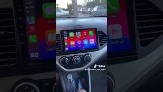 kia picanto 2020 mordel Android LCD fitting funny automobile toyotacars smartphone foglights [upl. by Annodahs]