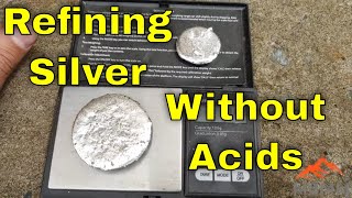 Silver Refining Process Without Acids [upl. by Ahsram]