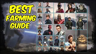 Best SWGOH Farming Guide Explained [upl. by Aramen]