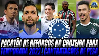 PACOTÃO DE REFORÇOS NO CRUZEIRO  GERMAN CANO  WILLIAN  PETROS  MANOEL  PABLO E MUITO MAIS [upl. by Pessa]