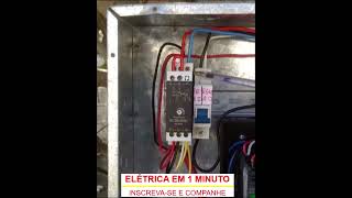 ELÉTRICA EM 1 MINUTO  eletrica comandoeletrico eletricista ferramentas ddp volt ampere [upl. by Nicholas792]