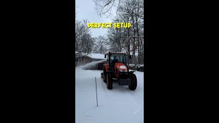 This Tractor is the Ultimate Snow Solution🚜❄️ [upl. by Harim]