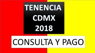 Tenencia 2019 CDMX DF ✅✅✅ Pago de Tenencia  Consultar Adeudos [upl. by Reeve]