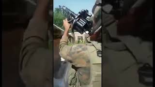 Naik Deepak Nainwal of 1RR indianarmy firing Multi barrel granade launcher amp AK47 at terrorists [upl. by Tull]