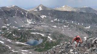 Hiking to North Americas Highest Lake  Tenmile Range 13ers  Quandary Peak West Ridge CO [upl. by Couq]