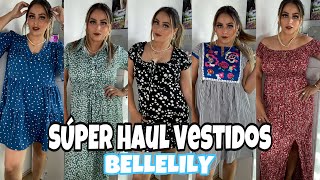 VESTIDOS BONITOS Y SEXYS DE BELLELILY SUPER HAUL [upl. by Nnaihs]