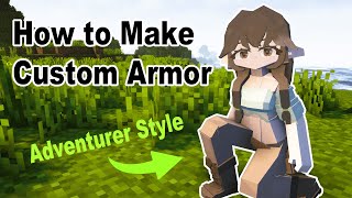 How to Make Custom Minecraft Armor in BlockBench minecraft minecraftmodding blockbench [upl. by Pan714]