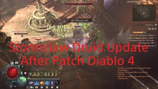 Diablo IV Stormclaw Druid Update After Patch [upl. by Lymn794]