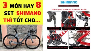 Tại Sao Các Hãng Xe Đạp Chủ Yếu Lắp 3 Món GroupSet Của Shimano Mà Không Phải 8 Món [upl. by Notyal130]