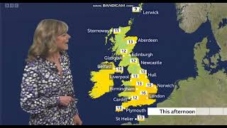 Louise Lear BBC Weather March 21st 2024 HD [upl. by Lalittah]