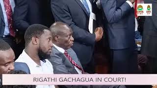 Rigathi Gachagua in Milimani Law Courts [upl. by Cornew]