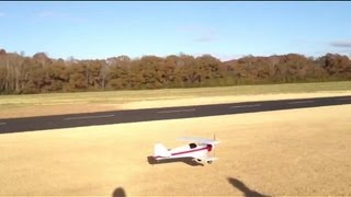 Great Planes Super Aeromaster Electric Conversion Maiden Flight [upl. by Rosemaria]