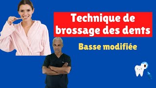 Brossage des dents  Bass modifiée  Hygiène dentaire [upl. by Reiter]