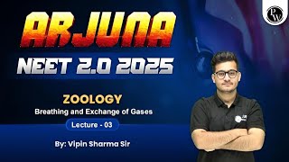 Breathing And Exchange Of Gases Lecturer 03  By Vipin Sharma Sir  Zoology [upl. by Orferd]