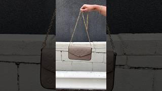 LV Félicie Pochette classic chic perfection 🤍 designerbags louisvuitton louisvuittonbag [upl. by Bellanca]