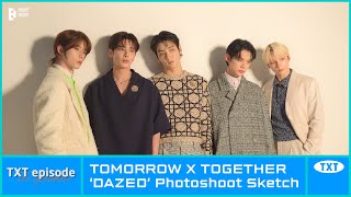 EPISODE DAZED Photoshoot Sketch  TXT 투모로우바이투게더 [upl. by Torosian968]