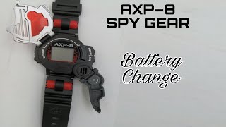 AXP–8 Spy Gear Watch Battery Replacement  How To Change Watch Battery [upl. by Rosenblatt]