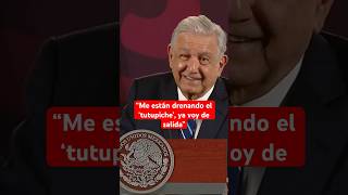 AMLO asegura que está mejor del ‘tutupiche la inflamación en su ojo [upl. by Kurtzman]