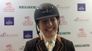 Becky Moody interview London International Horse Show 2023 grand prix freestyle [upl. by Assyral152]