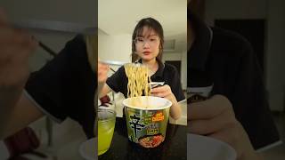 make spicy dinner with me convenience store in Malaysia new Shin Ramyun flavour 🍗🔥 foodasmr [upl. by Tandie69]