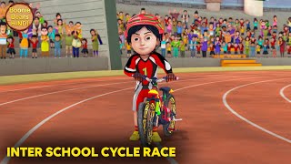 Inter School Cycle Race  Shiva Ep 5  Shiva Action Story  New Animated Story  Boonie Bears Hindi [upl. by Htebiram]