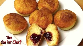 Jam Donut Cupcakes  One Pot Chef [upl. by Abigael610]