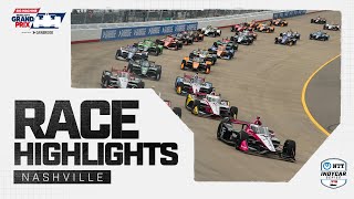 Race Highlights  2024 Big Machine Music City Grand Prix at Nashville  INDYCAR SERIES [upl. by Nyleahcim]