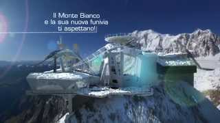 Skyway Monte Bianco  The new Mont Blanc cable car [upl. by Ahsilac]