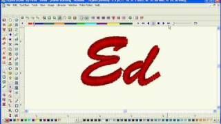 Namestack  Tajima DGML by Pulse Embroidery Software [upl. by Baalman]