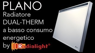 Riscaldamento elettrico a basso consumo energetico  PLANO by Radialight [upl. by Vonni]