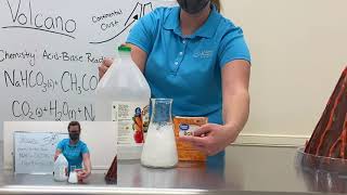 Acid  Base Volcanic Reaction Experiment for Kids [upl. by Carmen]