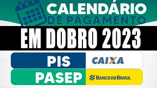 PISPASEP EM DOBRO E ANTECIPADO CALENDÁRIO 2023 SERÁ PUBLICADO ESTA SEMANA CODEFAT E O PAGAMENTO [upl. by Ekez]