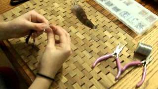 DYI How to Make Feather Earrings [upl. by Adalbert]