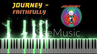 Faithfully  Journey Piano Ver [upl. by Phillips]